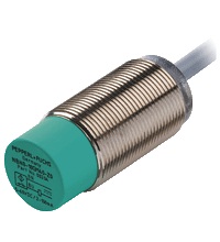 Pepperl&plus;Fuchs Inductive Proximity Stainless Steel Barrel Sensor; 18mm; Non-Embeddable; 5-60VDC; NC; 2-Wire DC; 2m Potted Cable